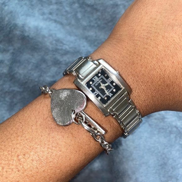 Silver watch set